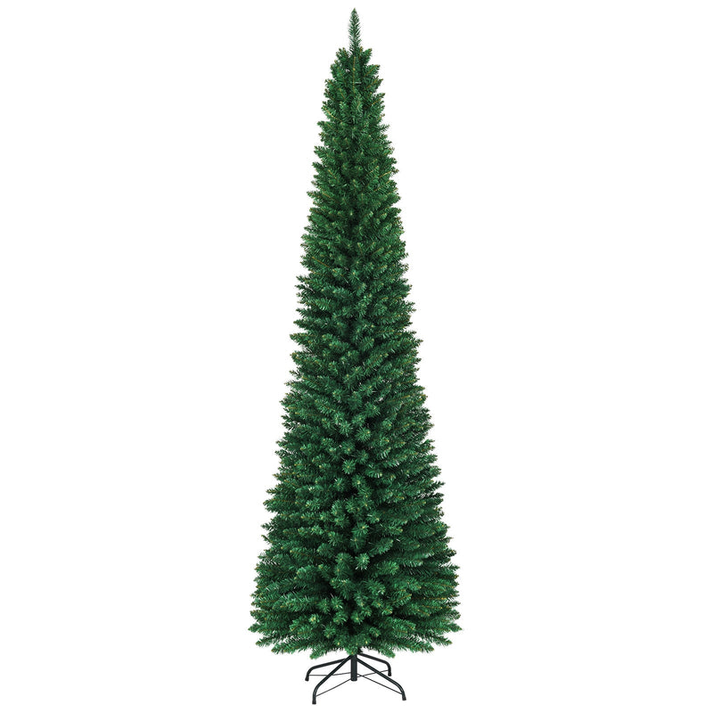 PVC Artificial Slim Pencil Christmas Tree-9&