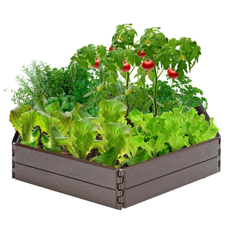 Raised Garden Bed Set for Vegetable and Flower - Relaxacare
