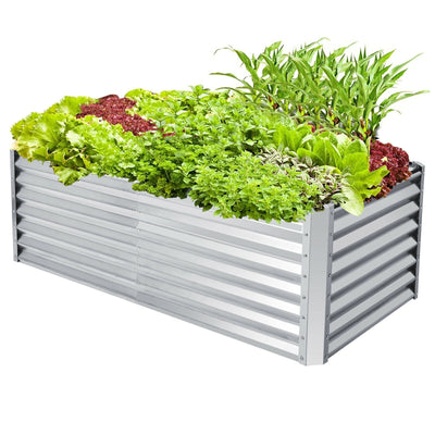 Raised Garden Bed with Four Ground Stakes - Relaxacare