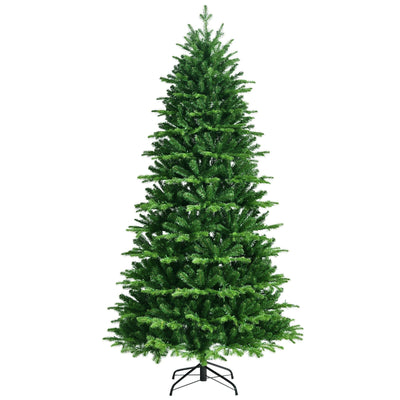 Realistic Pre-Lit Hinged Christmas Tree with Lights and Foot Switch - Relaxacare