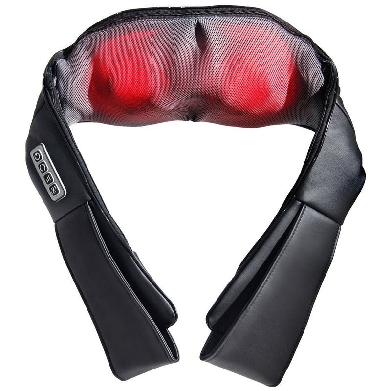 Relaxacare Special-Electric Back and Neck Kneading Shoulder Massager with Heat Straps - Relaxacare