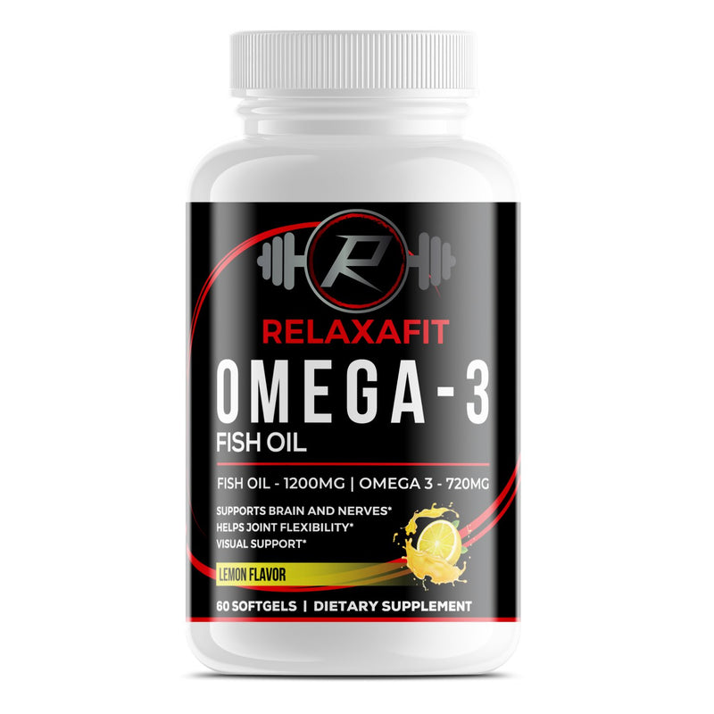 RelaxaFit - Premium Omega -3 Fish Oil. - Relaxacare