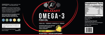 RelaxaFit - Premium Omega -3 Fish Oil. - Relaxacare