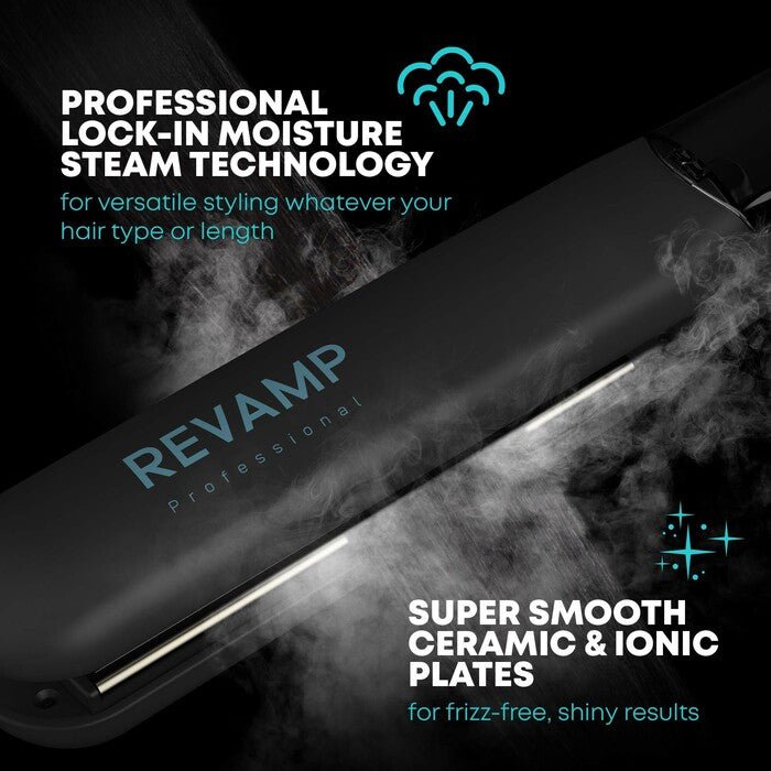 Revamp-Progloss Steamcare Ceramic Hair Straightener ST-1600 - Relaxacare