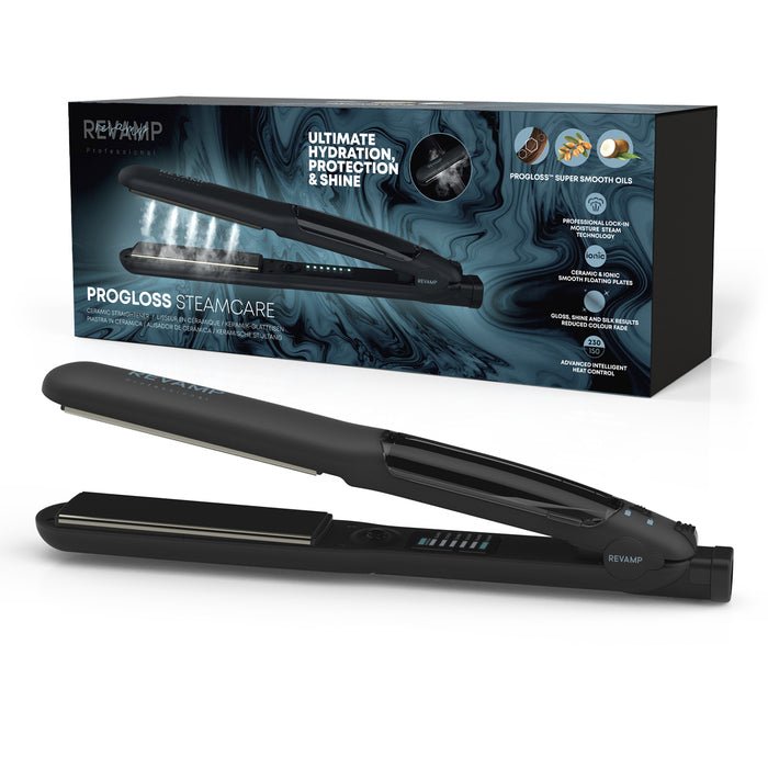 Revamp-Progloss Steamcare Ceramic Hair Straightener ST-1600 - Relaxacare