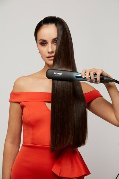 Revamp-Progloss Wide Ultra X Shine Ceramic Hair Straightener - Relaxacare