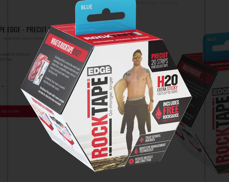 ROCKTAPE - ROCKTAPE EDGE PRECUT EDGE H2O - Relaxacare