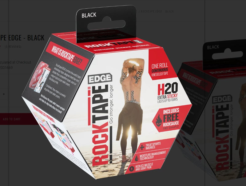 ROCKTAPE - ROCKTAPE EDGE PRECUT EDGE H2O - Relaxacare
