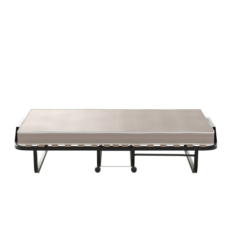 Rollaway Folding Bed with Memory Foam Mattress Made in Italy - Relaxacare