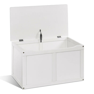 Safety Hinge Wooden Chest Organizer Toy Storage Box - Relaxacare