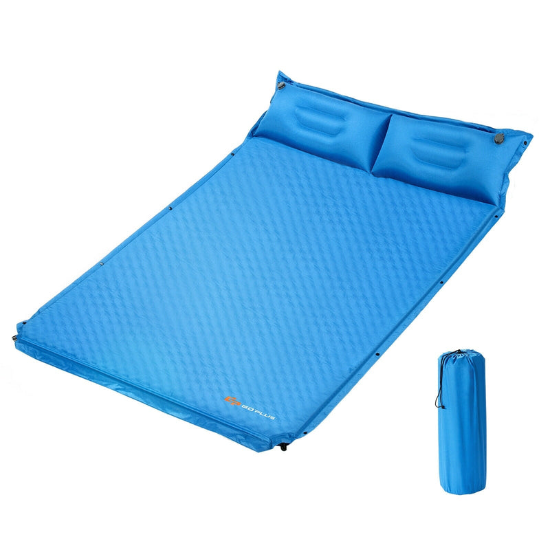 Self-Inflating Camping Outdoor Sleeping Mat with Pillows Bag - Relaxacare