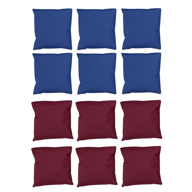 Set of 12 Blue and Red Weather Resistant Cornhole Bags - Relaxacare
