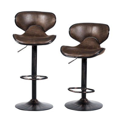 Set of 2 Adjustable Bar Stools for Counter - Relaxacare