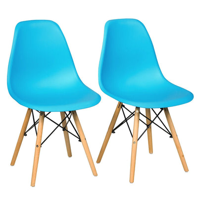 Set of 2 Mid Century Modern Dining Side Chair - Relaxacare