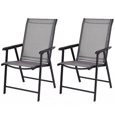 Set of 2 Outdoor Patio Folding Chairs - Relaxacare