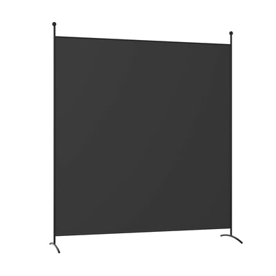 Single Panel Room Divider Privacy Partition Screen for Office Home-Black - Relaxacare