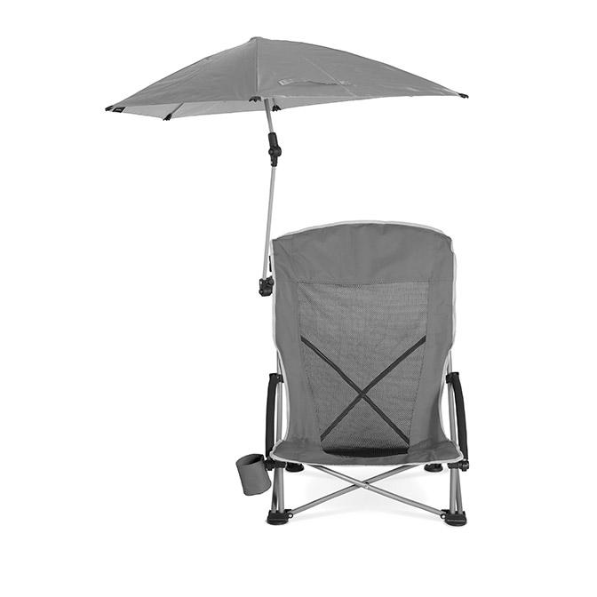 SKLZ - SPORT-BRELLA BEACH CHAIR WITH ADJUSTABLE UMBRELLA - Relaxacare