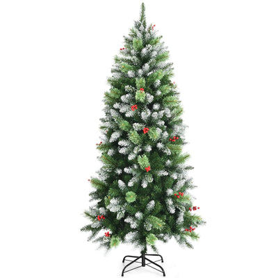Snow Sprayed Christmas Tree for Holiday Festival Decoration - Relaxacare