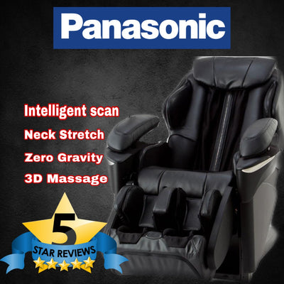 (Sold in Canada Only) 3D-Panasonic EP-MA73 Real Pro ULTRA™ Massage Chair with Body Scan Technology - Relaxacare