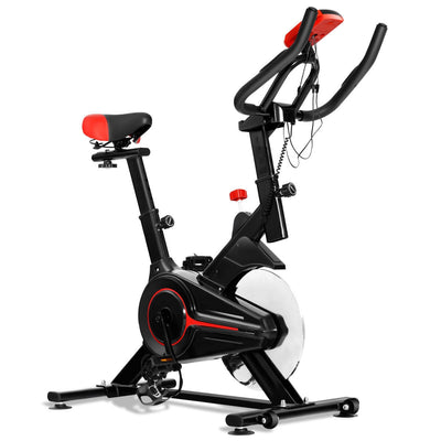 Stationary Indoor Sports Bicycle with Heart Rate Sensor and LCD Display - Relaxacare