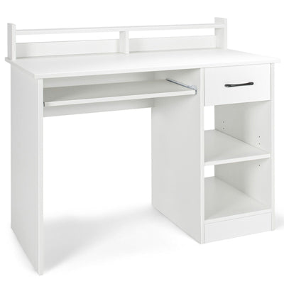 Study Laptop Table with Drawer and Keyboard Tray - Relaxacare