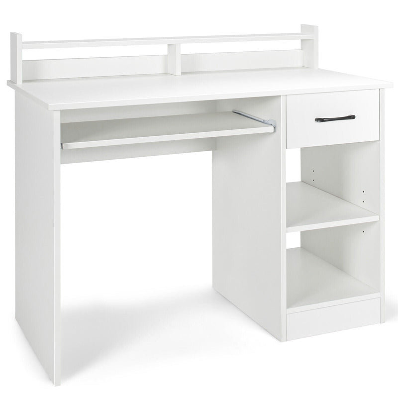 Study Laptop Table with Drawer and Keyboard Tray - Relaxacare
