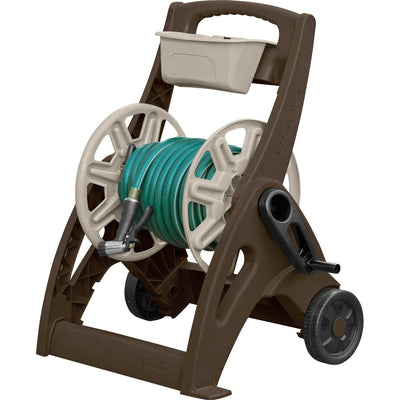 SunCast- 225 ft. Hosemobile® Hose Reel Cart With Bin - Mocha - Relaxacare