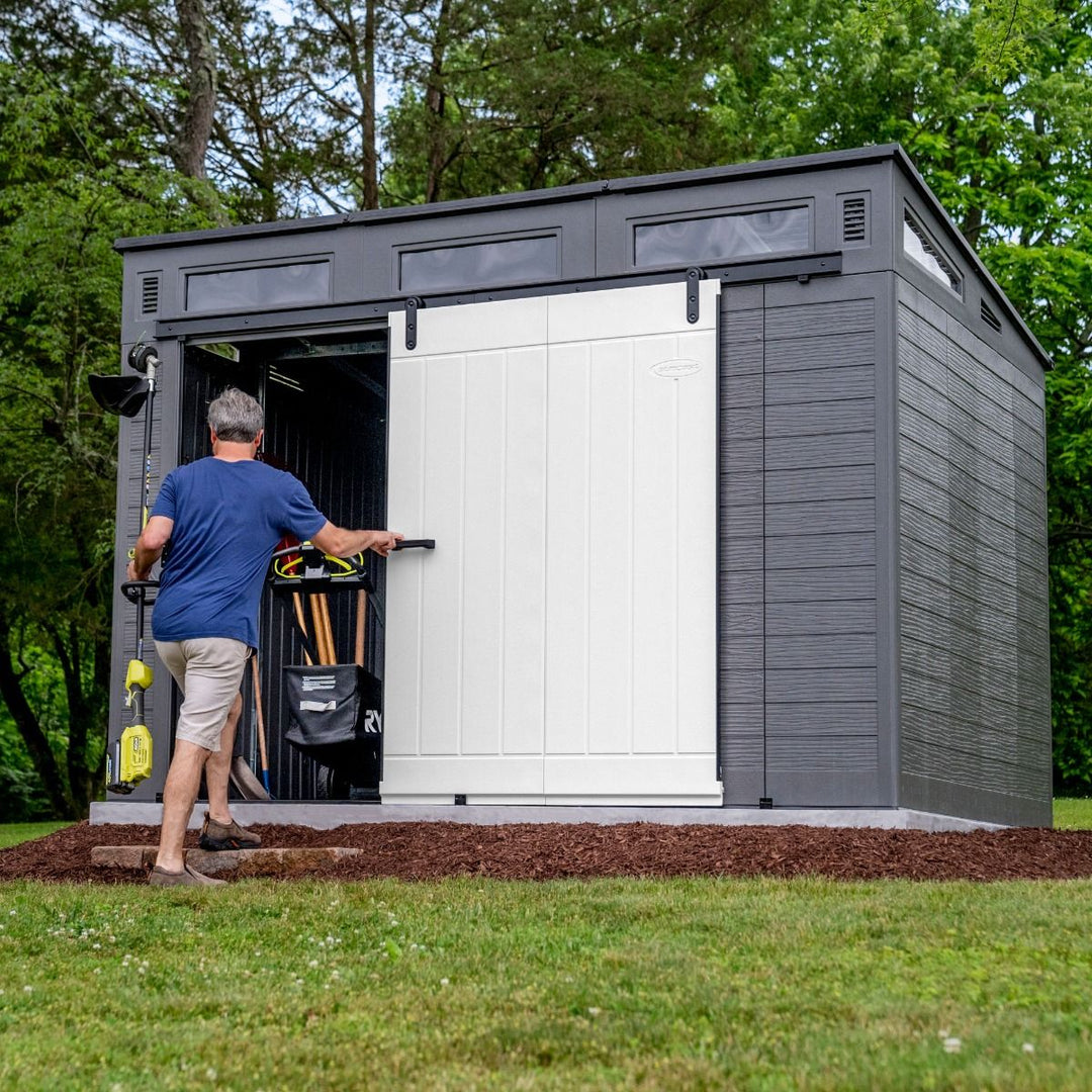 SunCast- Modernist 10 ft. x 7 ft. Barn Door Storage Shed