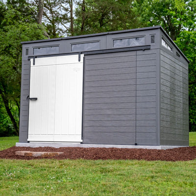 SunCast- Modernist 10 ft. x 7 ft. Barn Door Storage Shed - Relaxacare