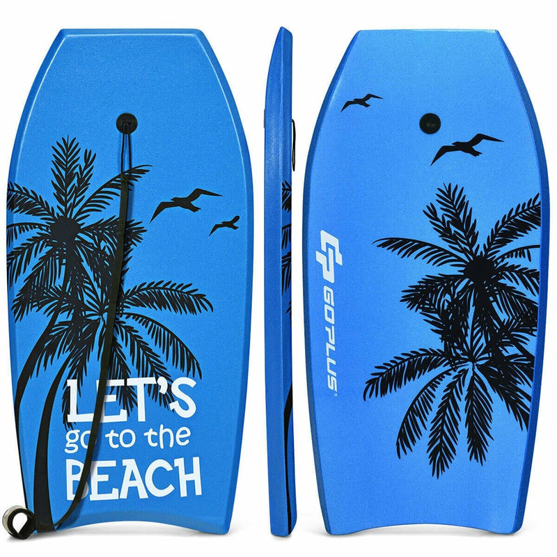 Super Lightweight Bodyboard Surfing with Leash EPS Core Boarding-M - Relaxacare