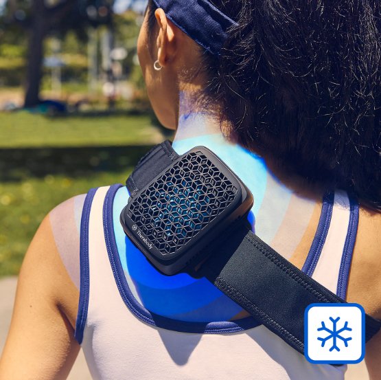 Therabody RecoveryTherm Cube Hot & Cold Therapy Device- Grey - Relaxacare