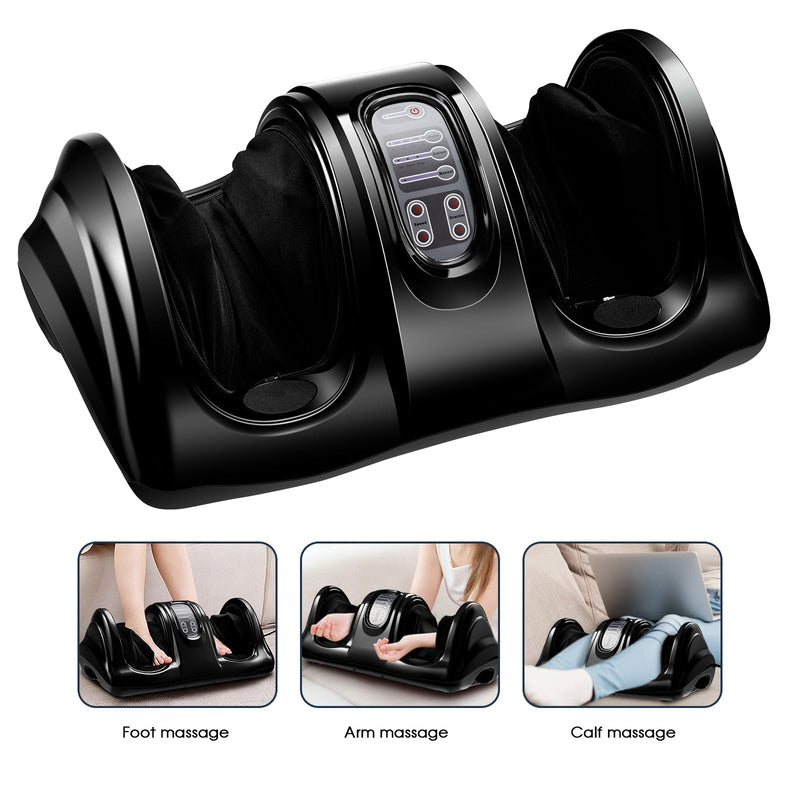 Therapeutic Shiatsu Foot Massager with High Intensity Rollers - Relaxacare