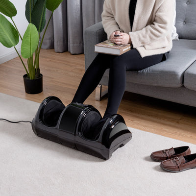 Therapeutic Shiatsu Foot Massager with High Intensity Rollers - Relaxacare