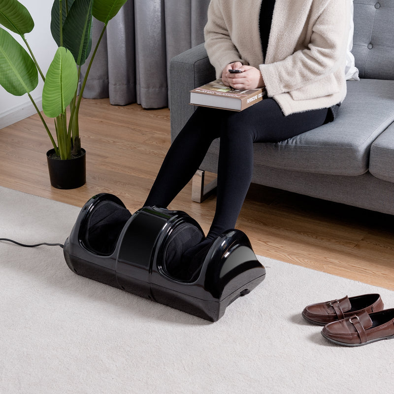 Therapeutic Shiatsu Foot Massager with High Intensity Rollers - Relaxacare