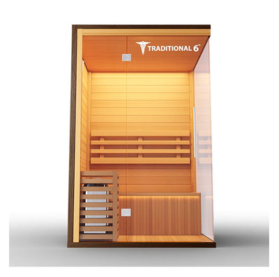 Traditional 6 Steam Sauna 2 person - Relaxacare