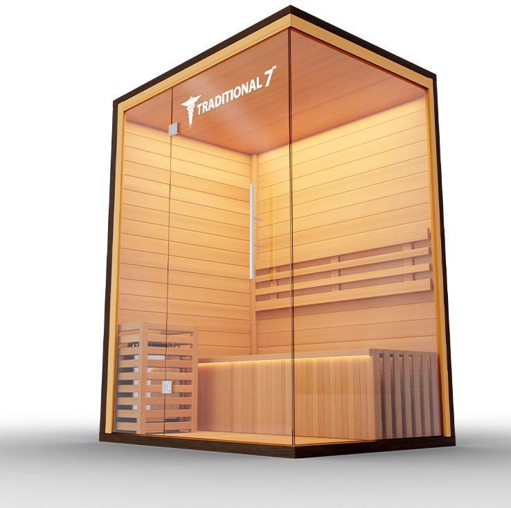 Traditional 7 Steam Sauna 4 person - Relaxacare