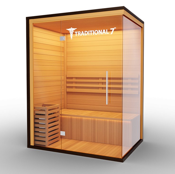 Traditional 7 Steam Sauna 4 person - Relaxacare