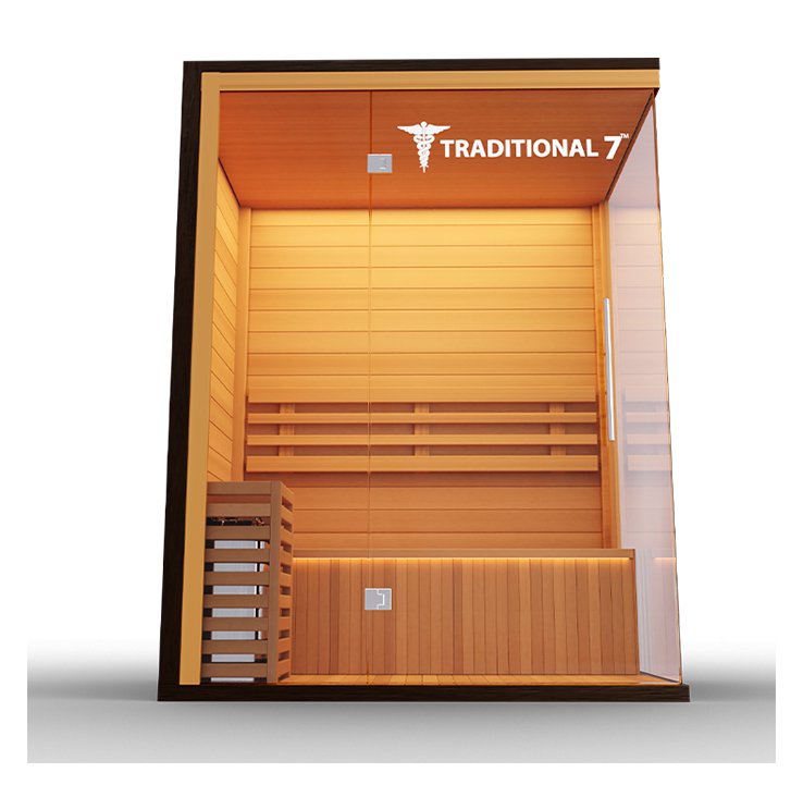 Traditional 7 Steam Sauna 4 person - Relaxacare