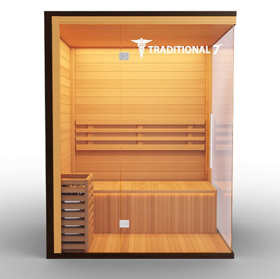 Traditional 7 Steam Sauna 4 person - Relaxacare