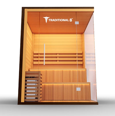 Traditional 8 Plus Steam Sauna-Fully loaded- - Relaxacare