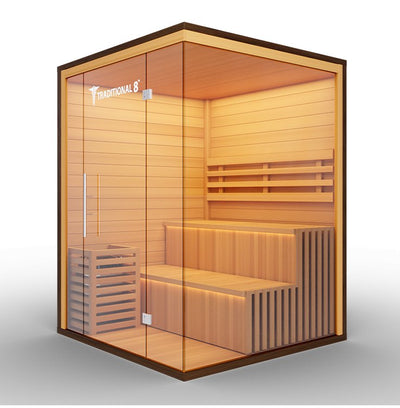 Traditional 8 Plus Steam Sauna-Fully loaded- - Relaxacare