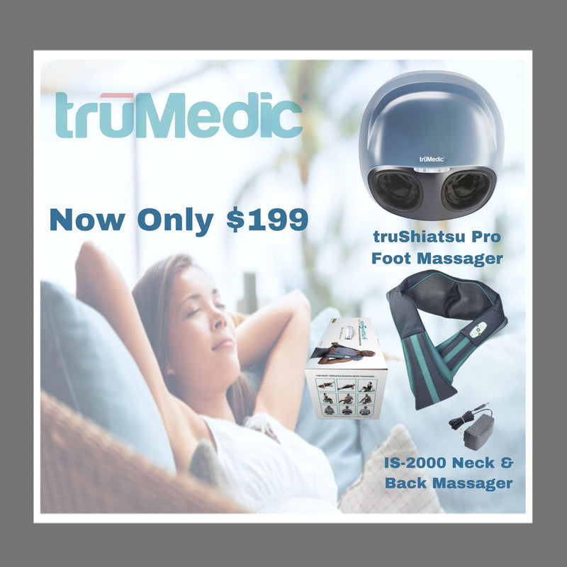 -TruMedic- Neck and Foot massager-Combo Deal- - Relaxacare