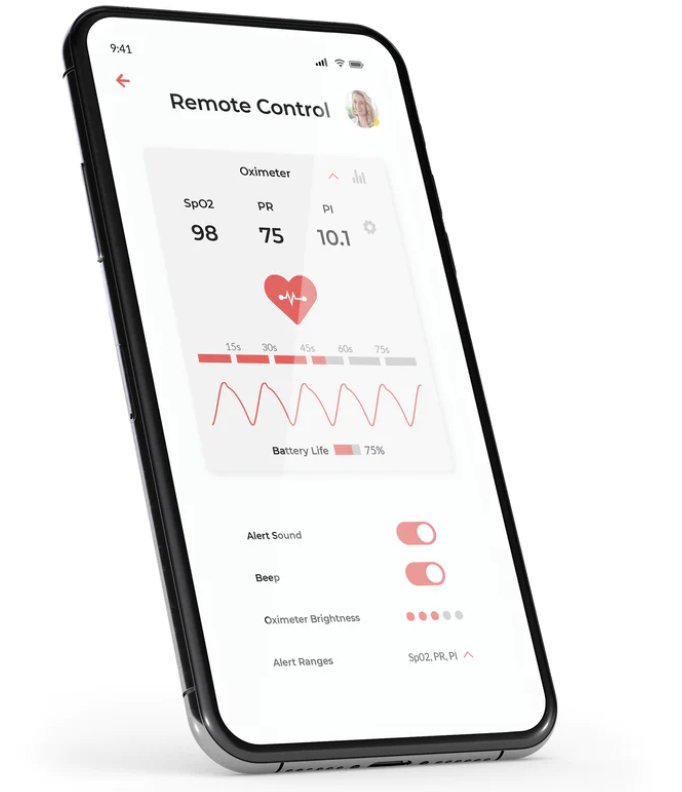 Trumedic Smart Series Pulse Oximeter App Controlled