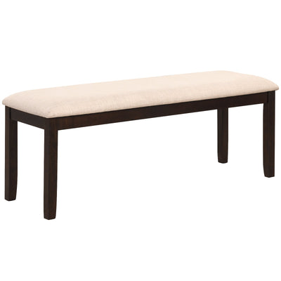 Upholstered Ottoman Bench with Padded Cushion - Relaxacare