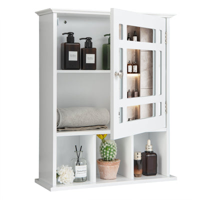 Wall Mounted and Mirrored Bathroom Cabinet - Relaxacare
