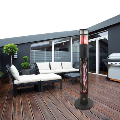 Westinghouse Infrared Electric Outdoor Heater Portable With Gold Tube and Flame - WES31-1588 - Relaxacare