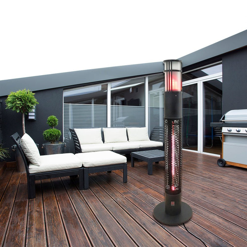 Westinghouse Infrared Electric Outdoor Heater Portable With Gold Tube and Flame - WES31-1588 - Relaxacare