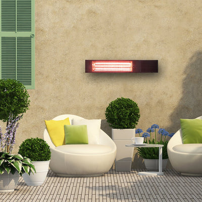 Westinghouse Infrared Electric Outdoor Heater - Wall Mounted with Gold Tube and Remote Control - WES31-1892 - Relaxacare
