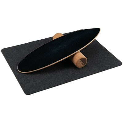 Wooden Balance Board Trainer Wobble Roller for Exercise Sports Training - Relaxacare