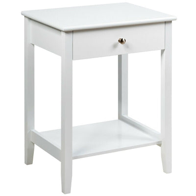 Wooden Bedside Sofa Table with Sliding Drawer - Relaxacare